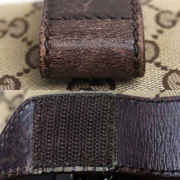 GUCCI GG Canvas Waist Bag/Body Bag, Beige/Brown, 145851, Unisex - Picture 8 of 10